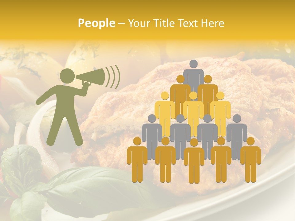 Cucumber Chops Tomato PowerPoint Template