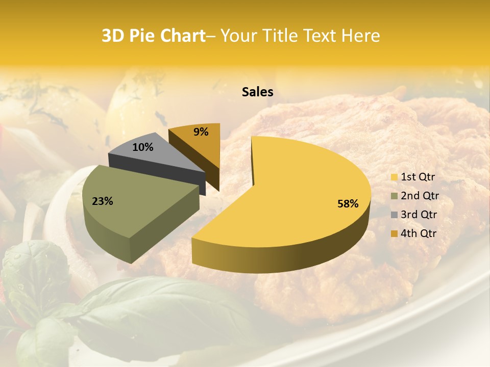 Cucumber Chops Tomato PowerPoint Template