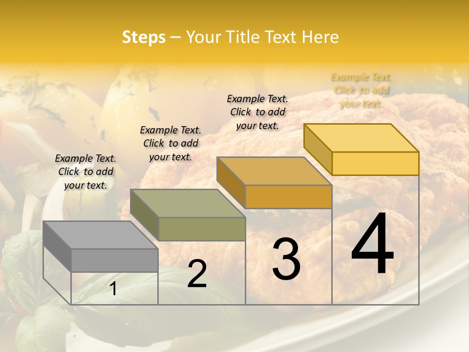 Cucumber Chops Tomato PowerPoint Template