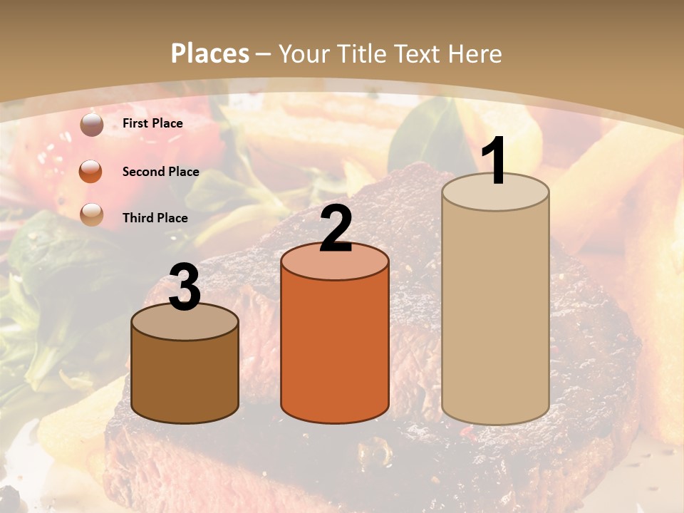 Bloody Roast Cutlet PowerPoint Template