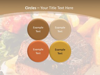 Bloody Roast Cutlet PowerPoint Template