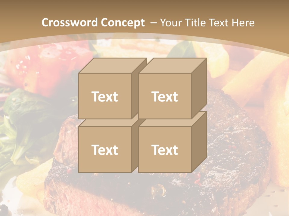 Bloody Roast Cutlet PowerPoint Template
