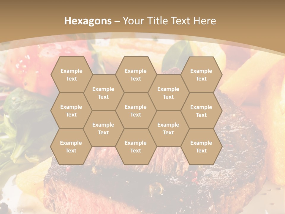Bloody Roast Cutlet PowerPoint Template