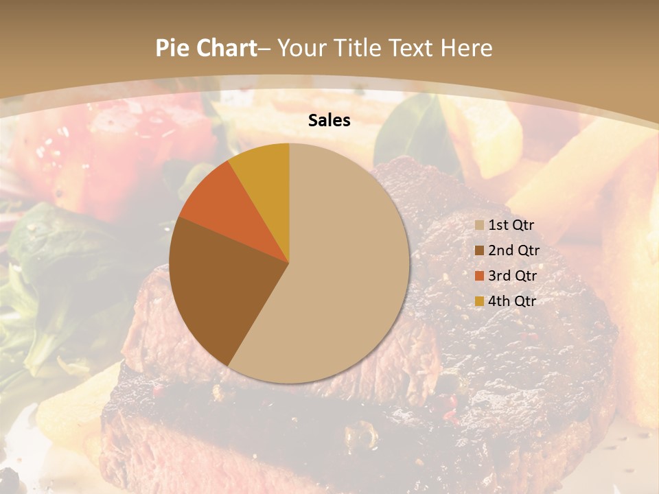 Bloody Roast Cutlet PowerPoint Template