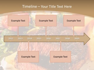 Bloody Roast Cutlet PowerPoint Template