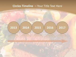 Bloody Roast Cutlet PowerPoint Template
