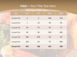 Bloody Roast Cutlet PowerPoint Template