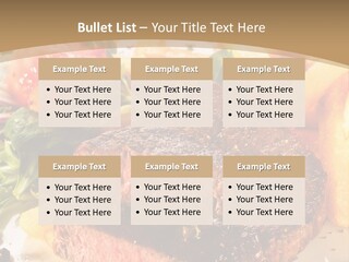 Bloody Roast Cutlet PowerPoint Template