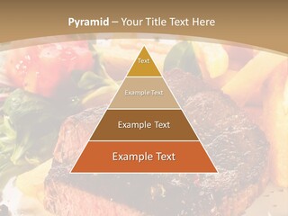 Bloody Roast Cutlet PowerPoint Template