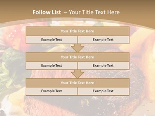 Bloody Roast Cutlet PowerPoint Template