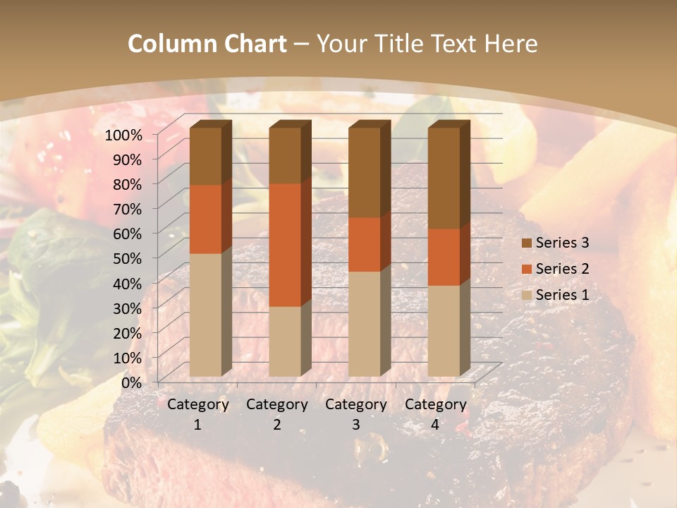 Bloody Roast Cutlet PowerPoint Template