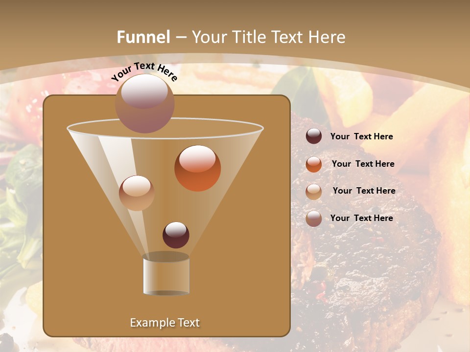Bloody Roast Cutlet PowerPoint Template