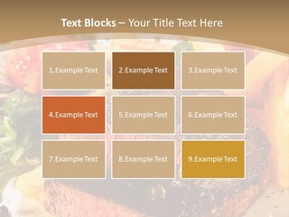 Bloody Roast Cutlet PowerPoint Template