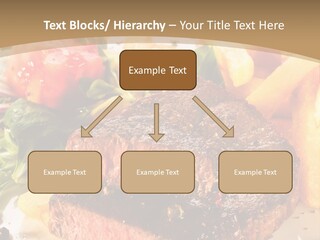 Bloody Roast Cutlet PowerPoint Template