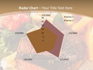 Bloody Roast Cutlet PowerPoint Template