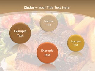 Bloody Roast Cutlet PowerPoint Template