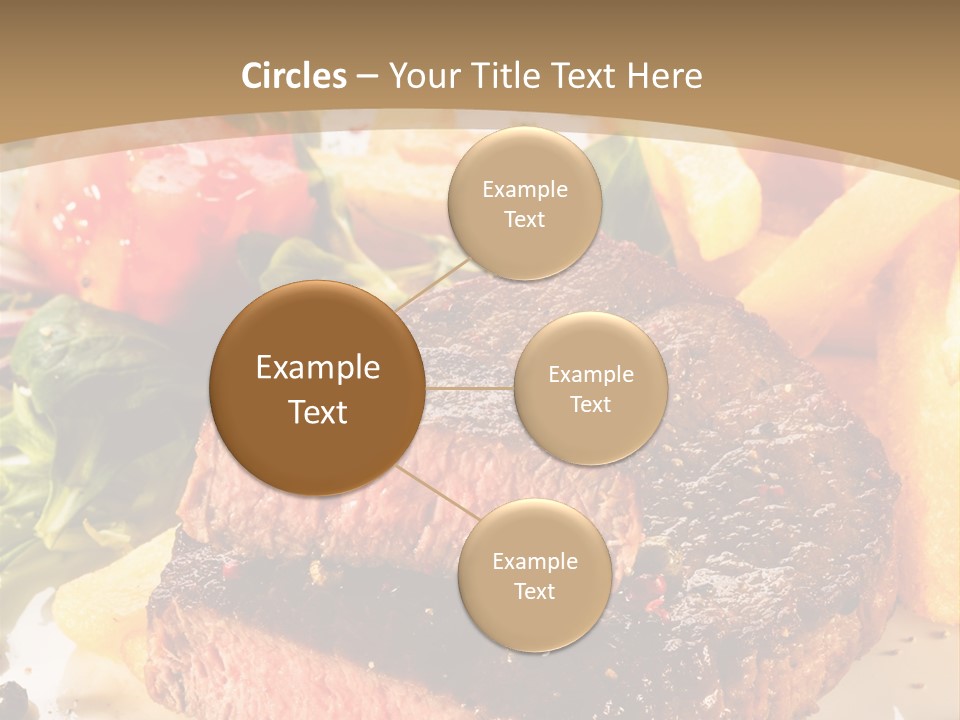 Bloody Roast Cutlet PowerPoint Template
