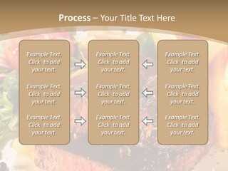 Bloody Roast Cutlet PowerPoint Template