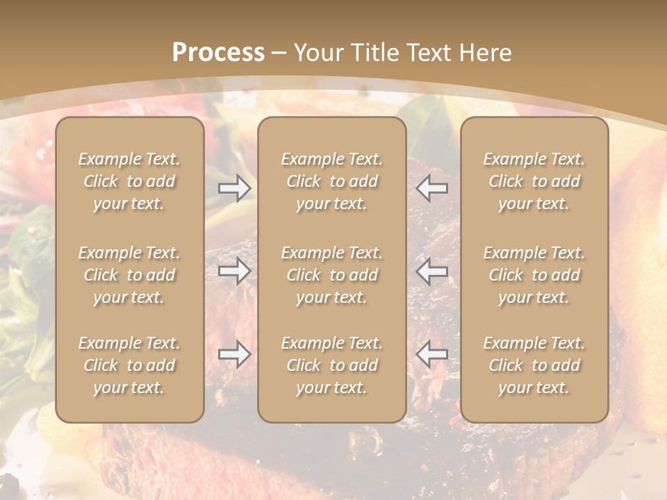 Bloody Roast Cutlet PowerPoint Template