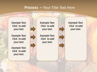 Bloody Roast Cutlet PowerPoint Template