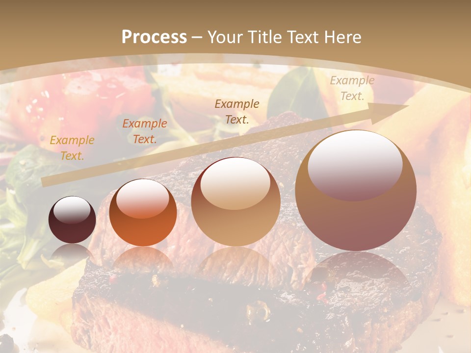 Bloody Roast Cutlet PowerPoint Template
