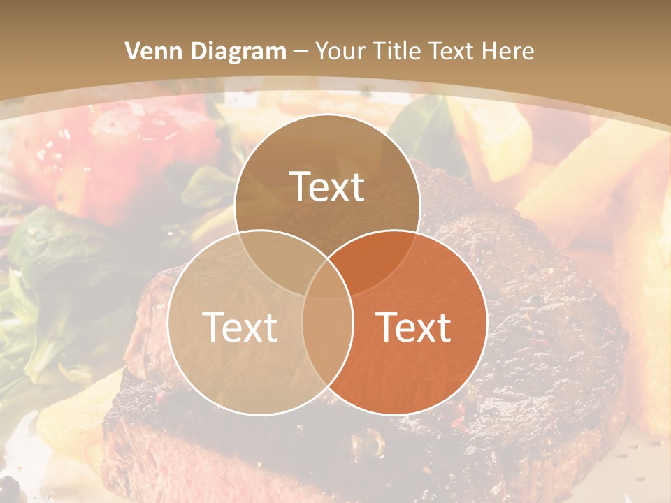Bloody Roast Cutlet PowerPoint Template