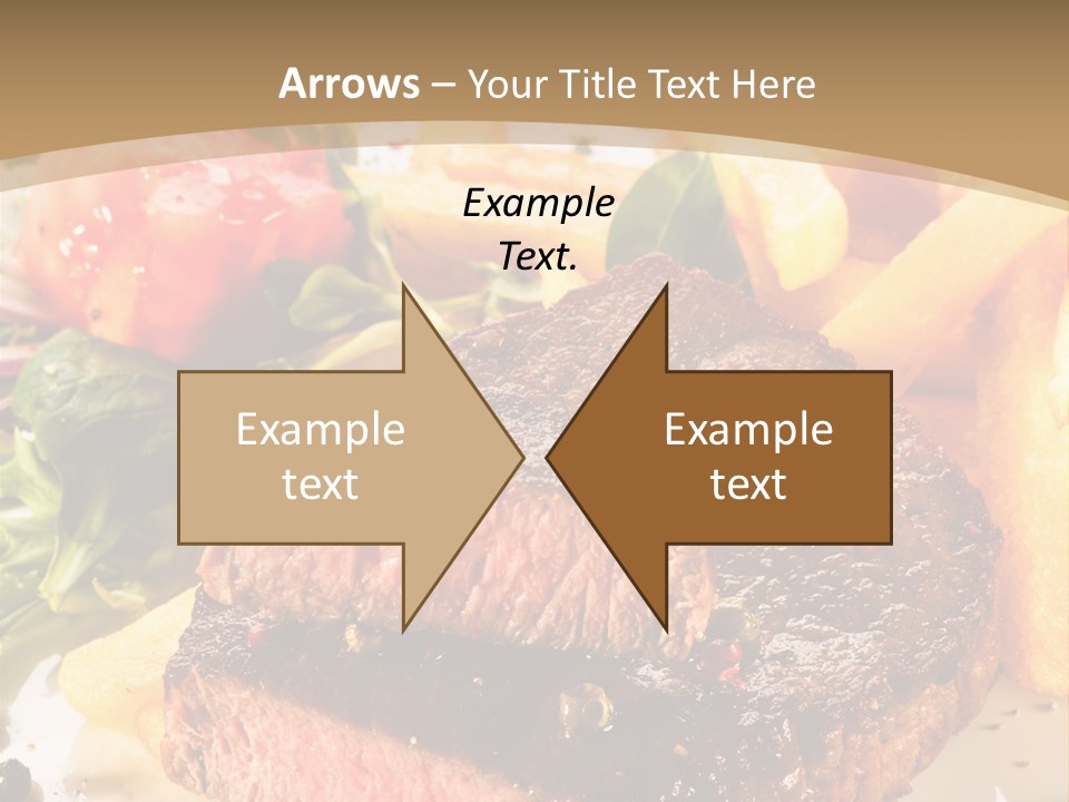 Bloody Roast Cutlet PowerPoint Template