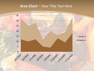 Bloody Roast Cutlet PowerPoint Template