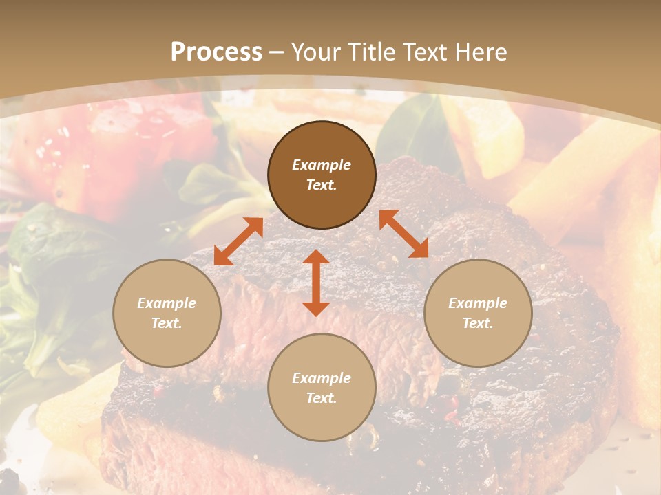 Bloody Roast Cutlet PowerPoint Template