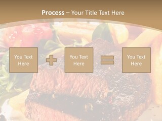 Bloody Roast Cutlet PowerPoint Template