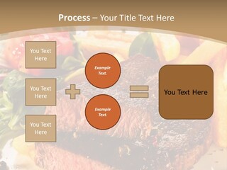 Bloody Roast Cutlet PowerPoint Template