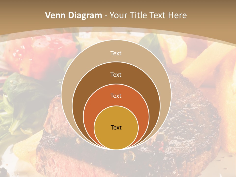 Bloody Roast Cutlet PowerPoint Template