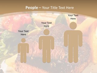 Bloody Roast Cutlet PowerPoint Template