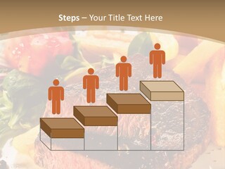 Bloody Roast Cutlet PowerPoint Template