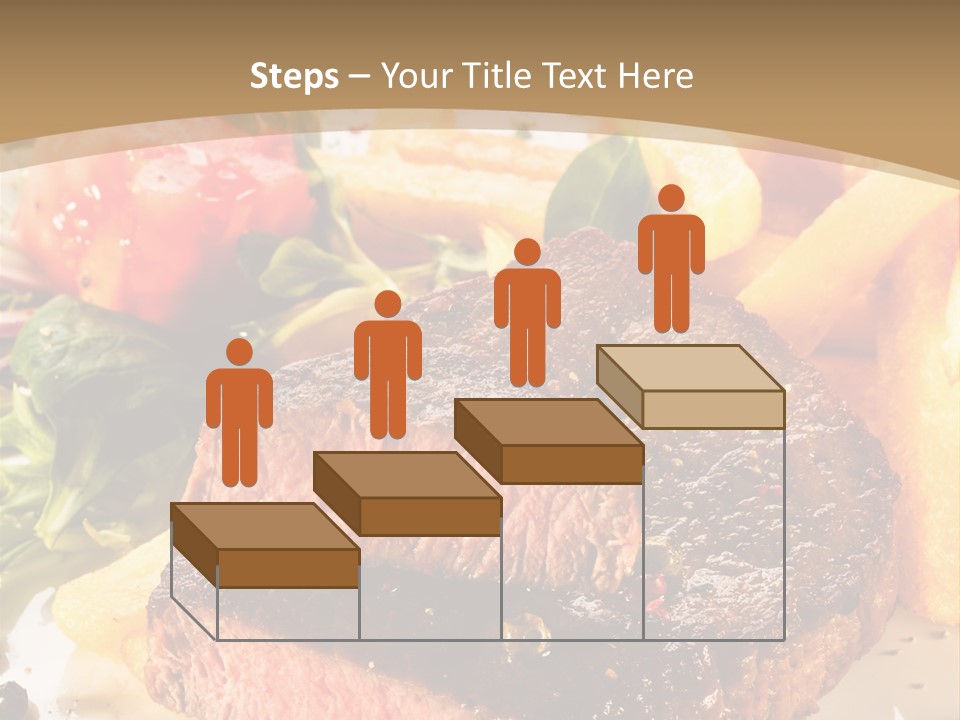 Bloody Roast Cutlet PowerPoint Template