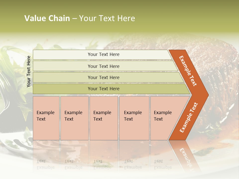 Dish Parsley White PowerPoint Template