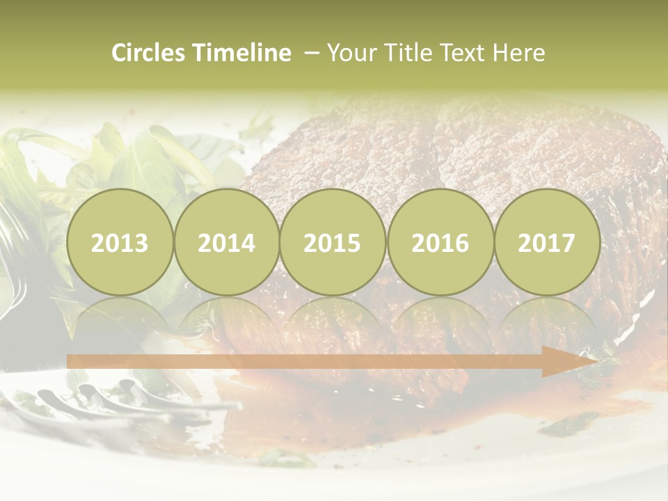 Dish Parsley White PowerPoint Template