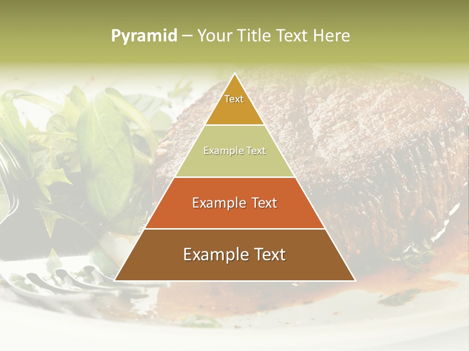 Dish Parsley White PowerPoint Template