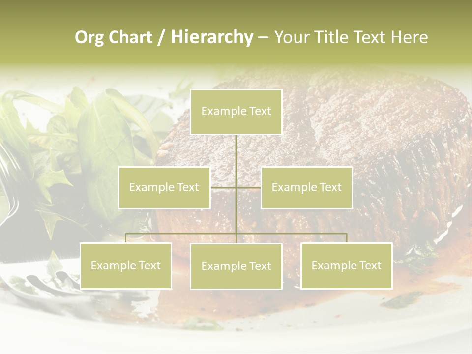 Dish Parsley White PowerPoint Template