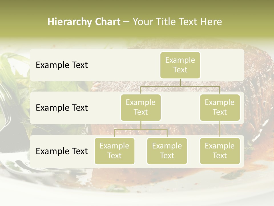 Dish Parsley White PowerPoint Template