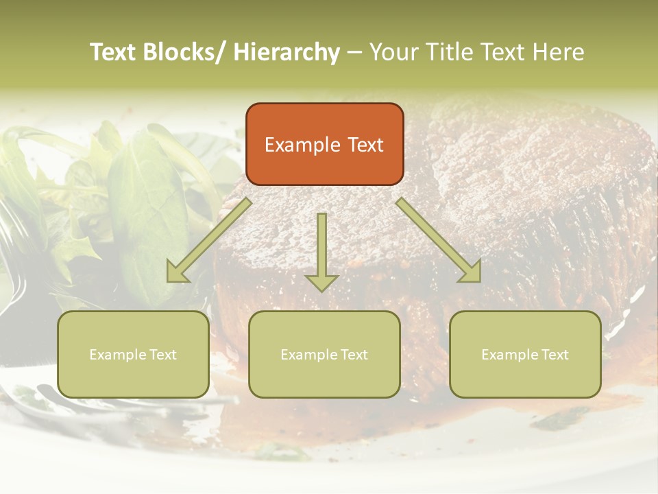 Dish Parsley White PowerPoint Template