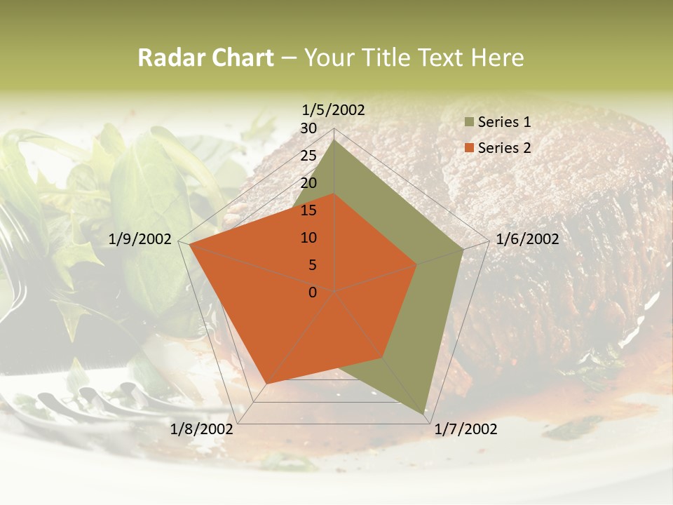 Dish Parsley White PowerPoint Template