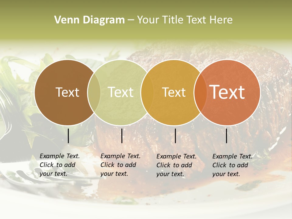 Dish Parsley White PowerPoint Template