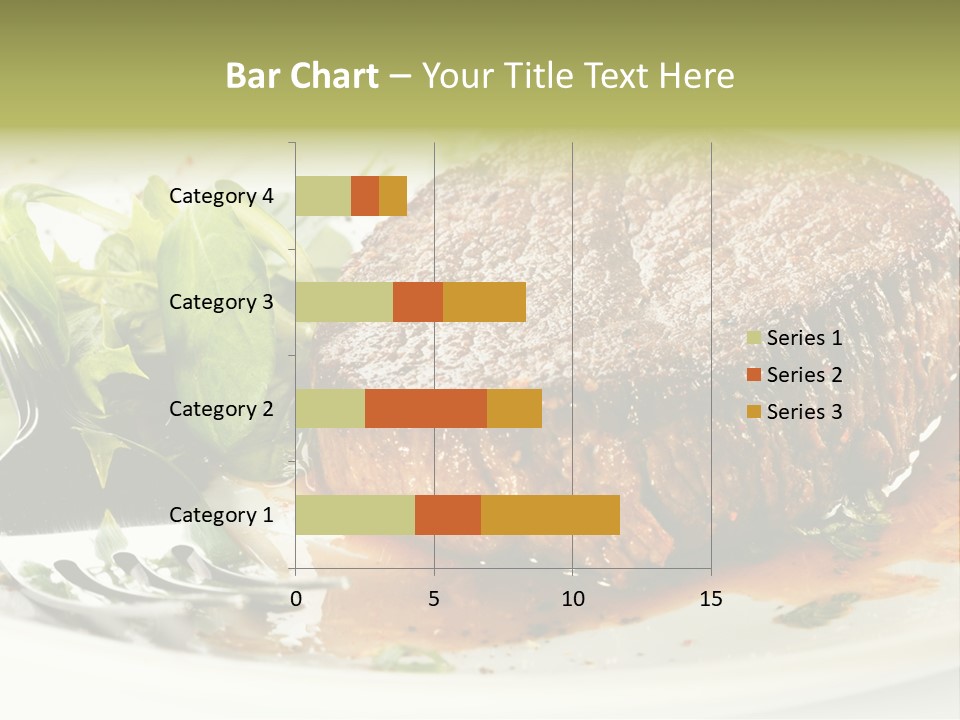 Dish Parsley White PowerPoint Template