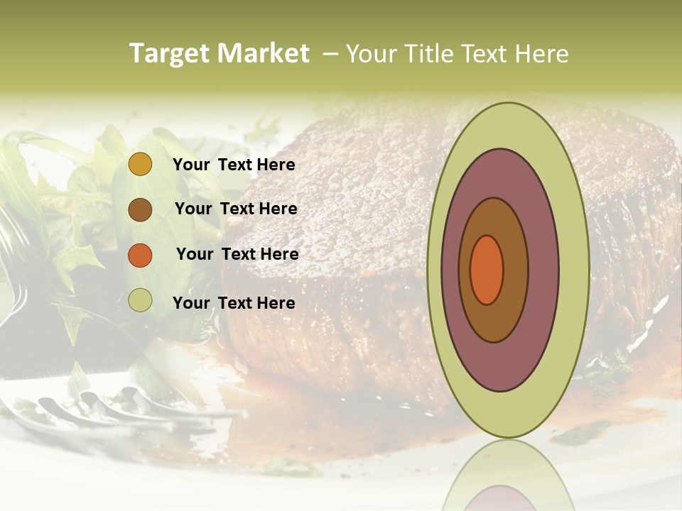 Dish Parsley White PowerPoint Template