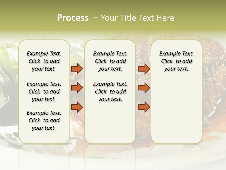 Dish Parsley White PowerPoint Template