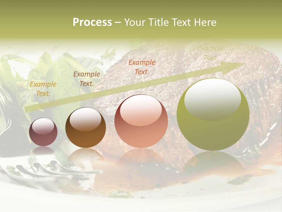 Dish Parsley White PowerPoint Template