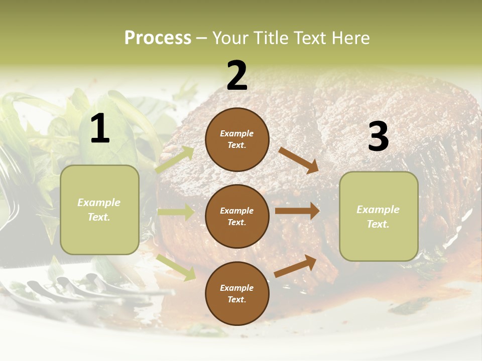 Dish Parsley White PowerPoint Template