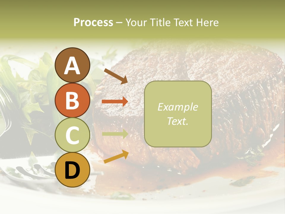 Dish Parsley White PowerPoint Template