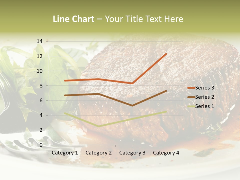 Dish Parsley White PowerPoint Template